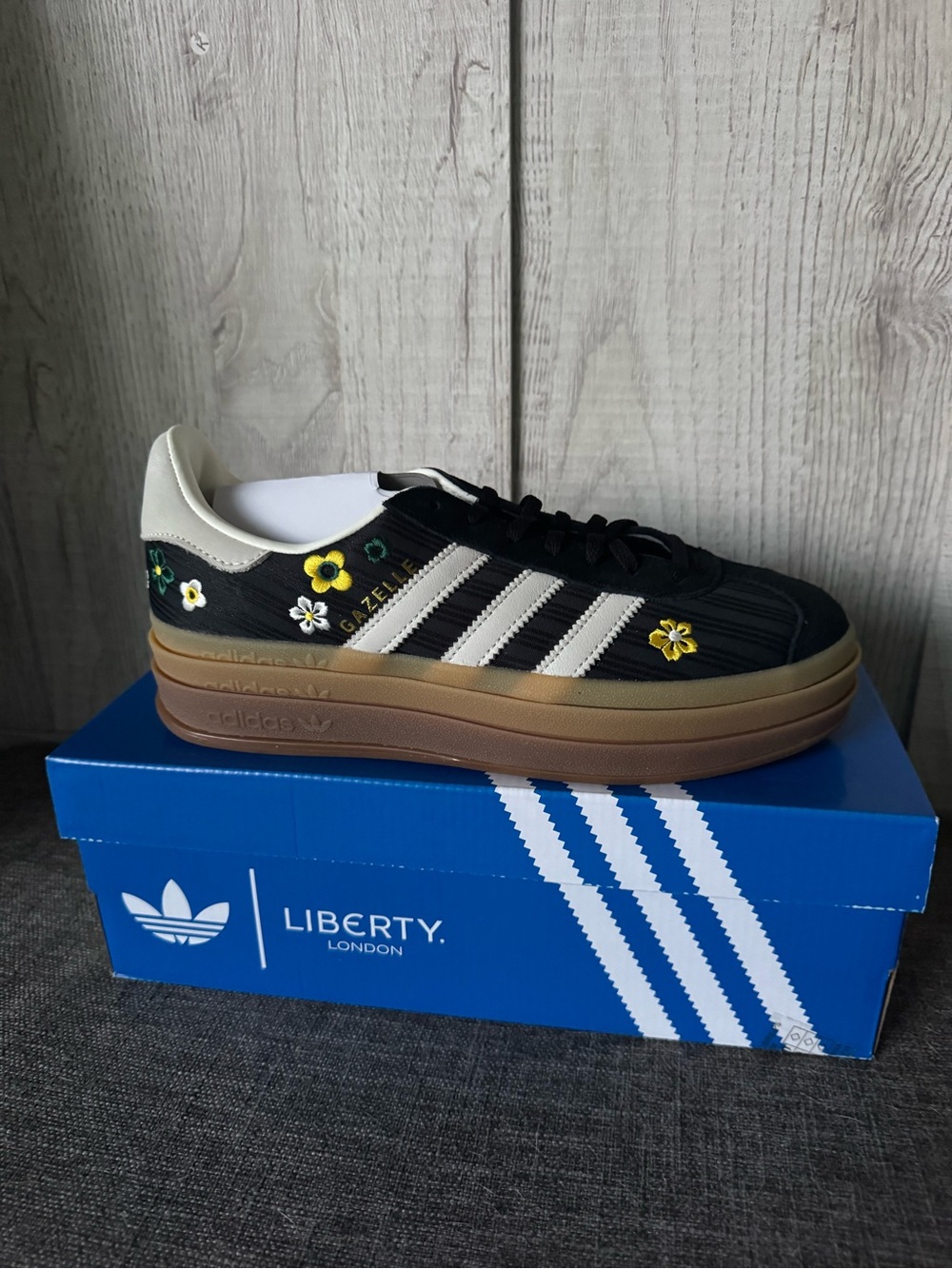 Floral Black & White womens adidas Sneakers